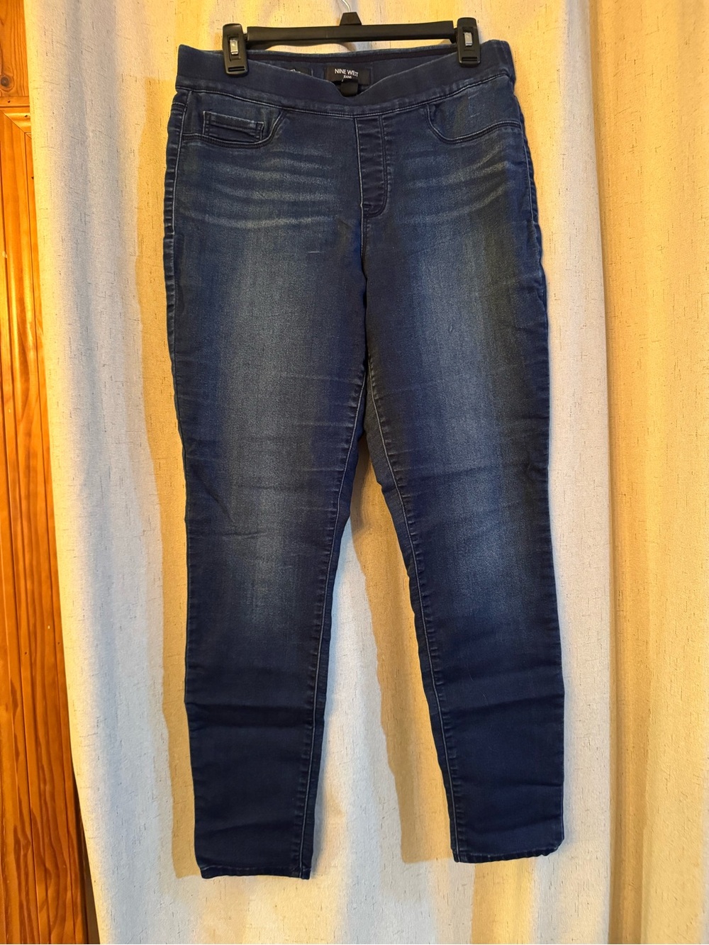Nine West Dark Indigo Stretch Jeggings